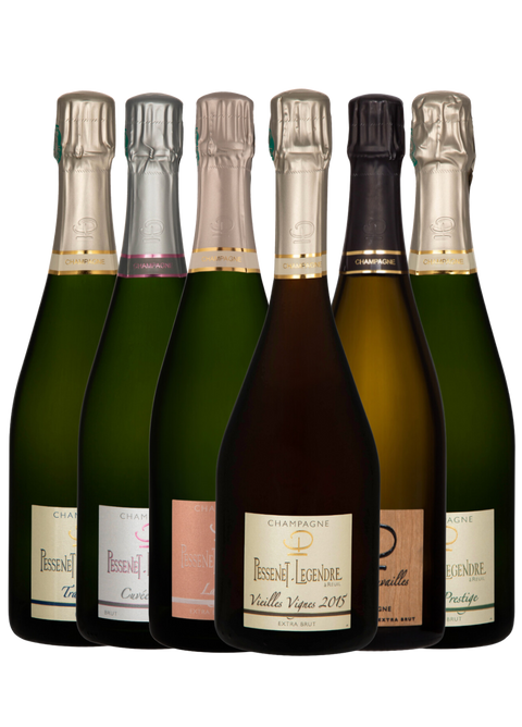 Pessenet Legendre - 6 Champagner från familjegården