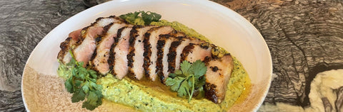 Grillad Pluma med mojo verde