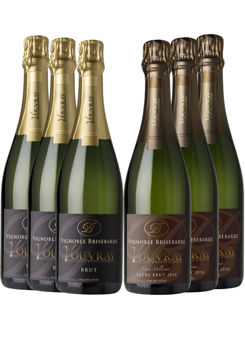 Vignobles Brisebarre - Mousserande från Vouray (6-pack)