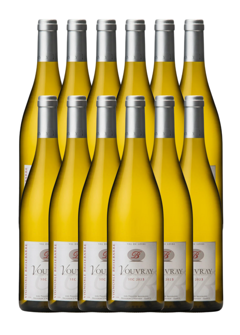 Vouvray 2023 – 12 flaskor torr Chenin Blanc från Brisebarre