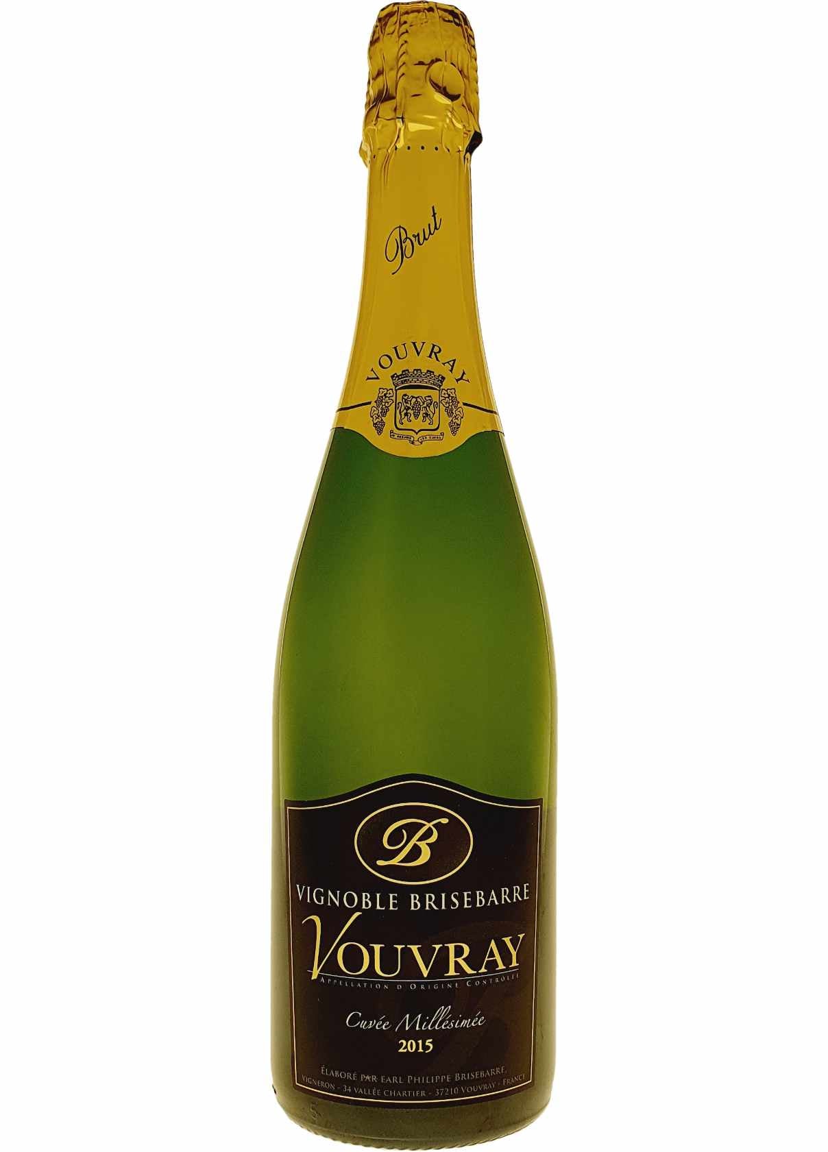 Vignobles Brisebarre - Vouvray Fines Bulles Millésime 2018